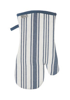 Ulster Weavers Denim Stripe gauntlet in navy and white stripe