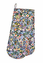 Ulster Weavers Confetti Floral double oven glove with small multicoloured flowers on a dark background