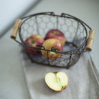 T & G Rustic Wire Basket