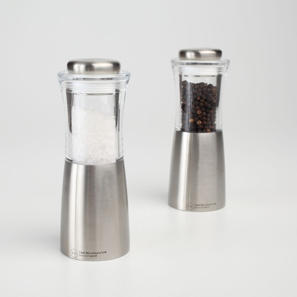 T & G Apollo Stainless Steel & Acrylic Pepper Mill