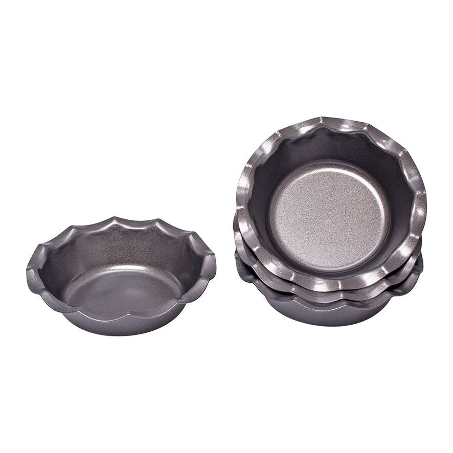 Daily Bake Non-Stick Fluted Mini Pie Dishes