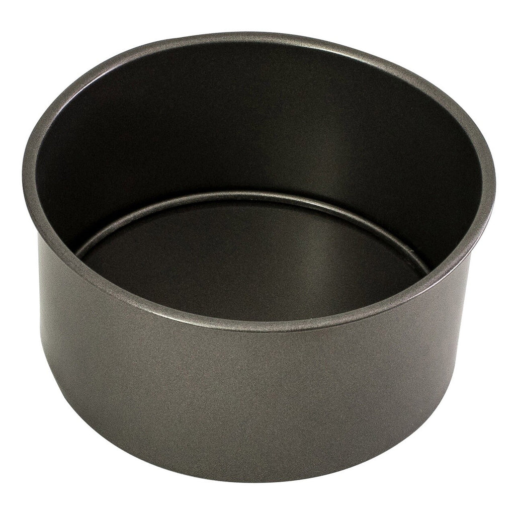 Bakemaster Loose Base Round Deep Cake Pan - 18x8cm