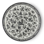 Burleigh Black Regal Peacock Plate