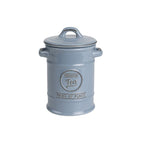 T & G Pride of Place tea jar in blue stoneware with a lid