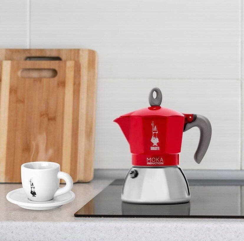 Bialetti Moka Induction Bi Layer - Red
