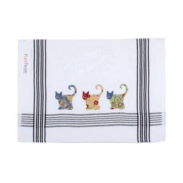 HotHouse Embroidered Tea Towel