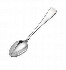 Wilkie Brothers Edinburgh serving spoon in polished stainless steel