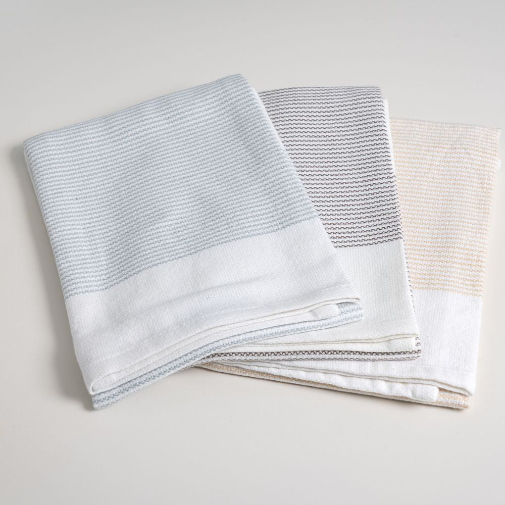 Thirsty Tea Towels - Duck Egg/Taupe/Beige