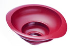 Westmark Twix preserving funnel in magenta with a wide rim and a stepped body