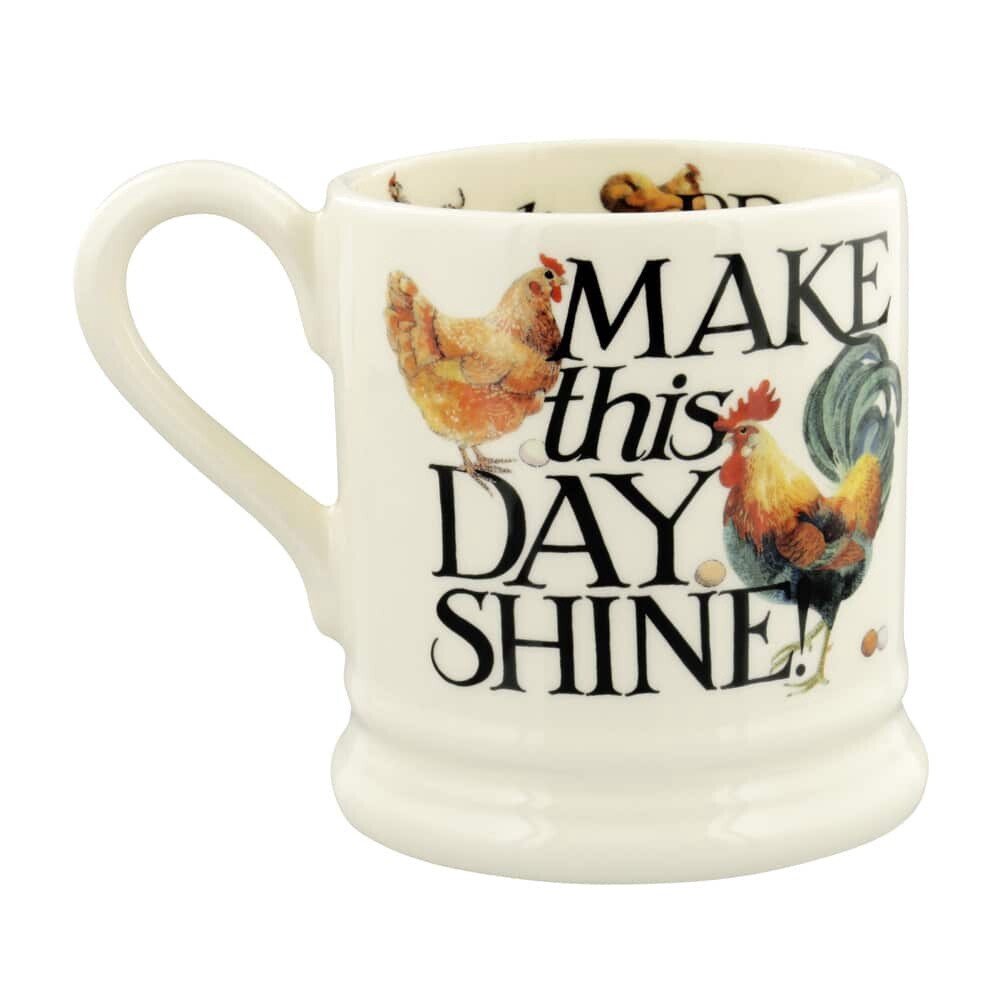 Emma Bridgewater 1/2 Pint Mug - Rise & Shine Eggs & Toast