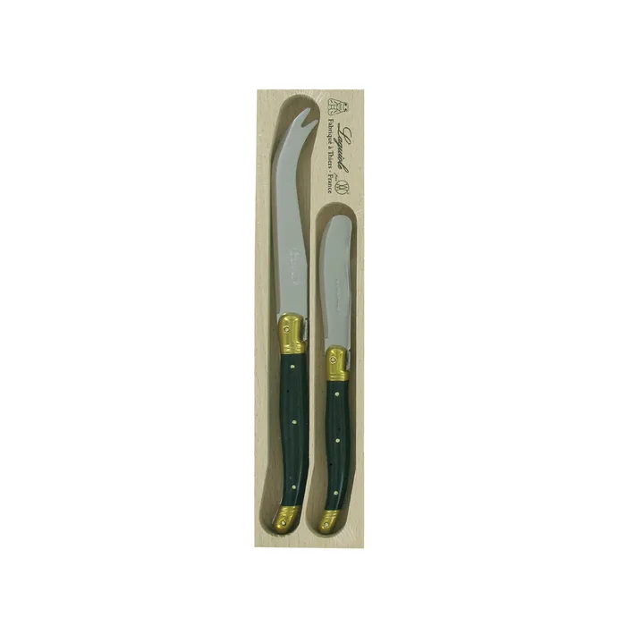 Andre Verdier Laguiole Cheese Knife/Spreader Set