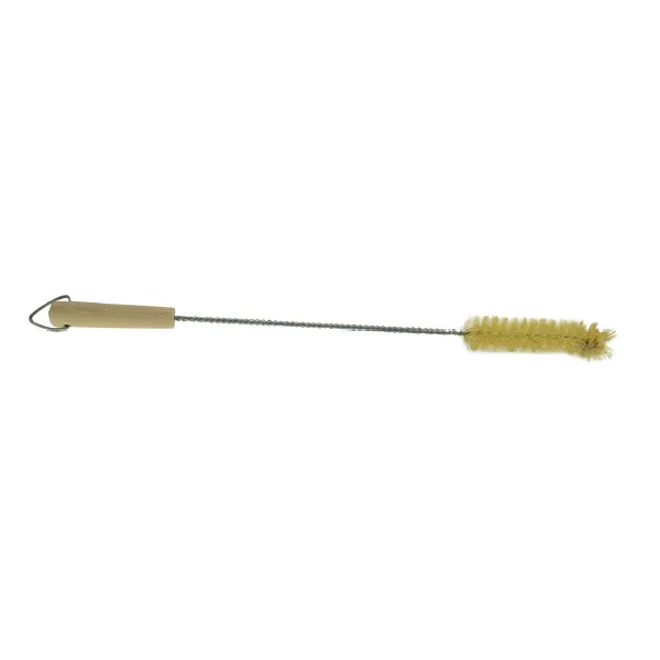Florence narrow bottle brush with tampico fibre bristles and a wooden handle