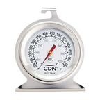 CDN ProAccurate hi-heat oven thermometer with a hanging hook
