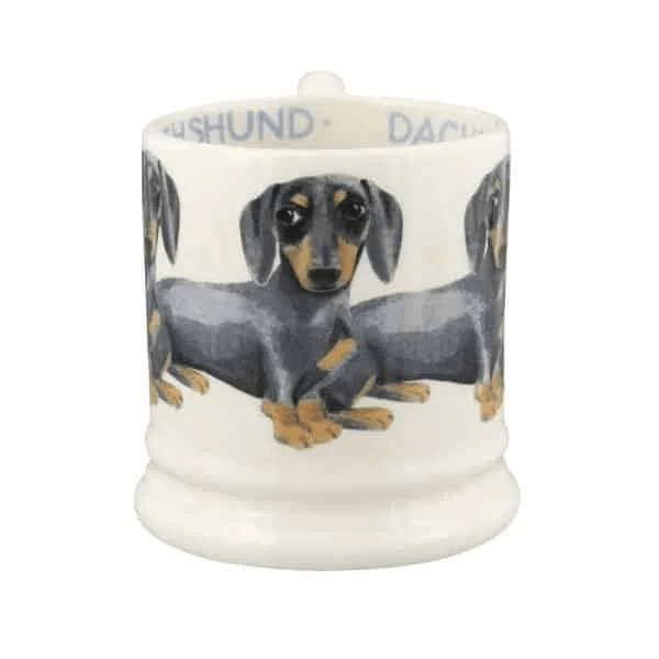 Emma Bridgewater 1/2 Pint Mug - Black & Tan Dachshund