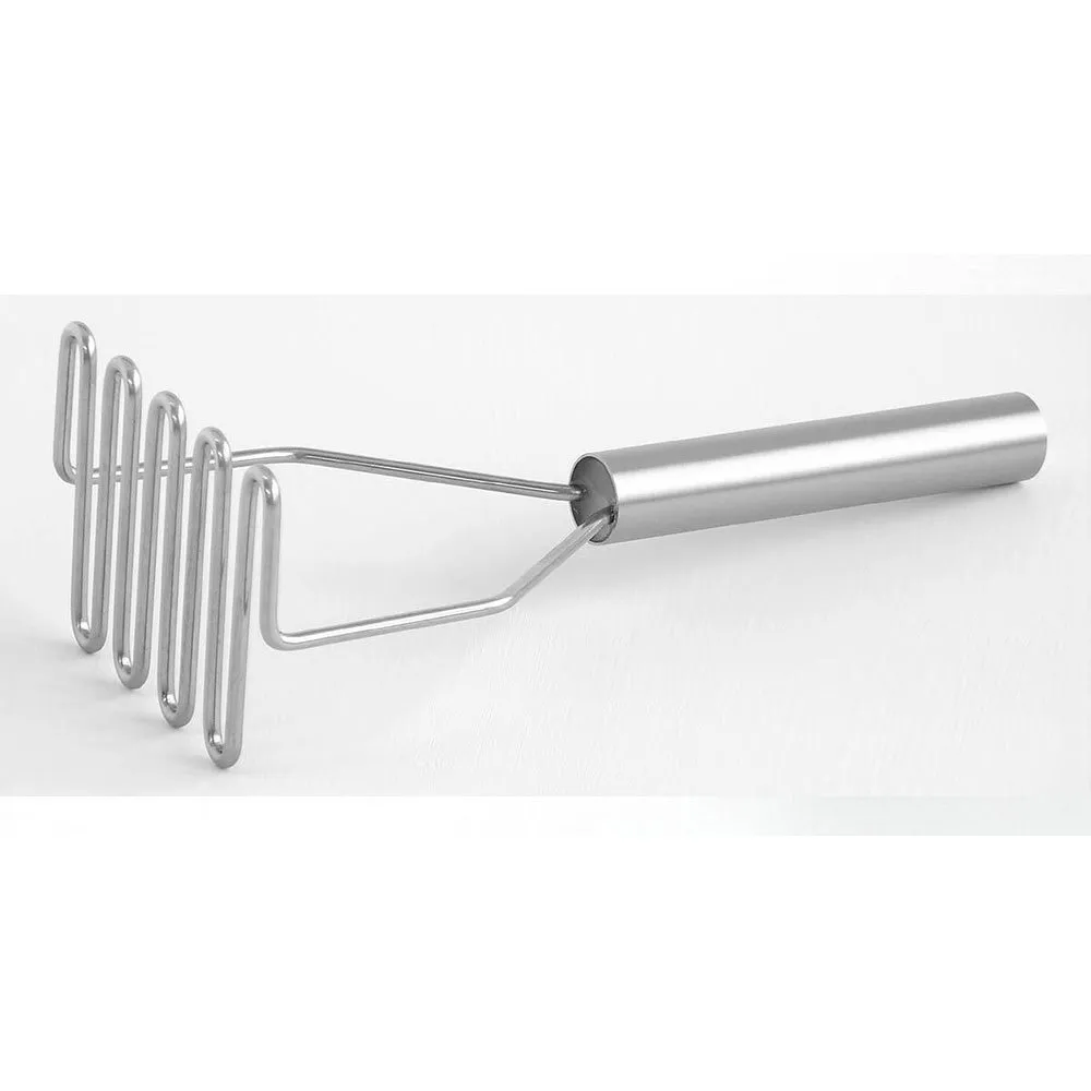 Best stainless steel masher, 10 inch, with a zigzag head
