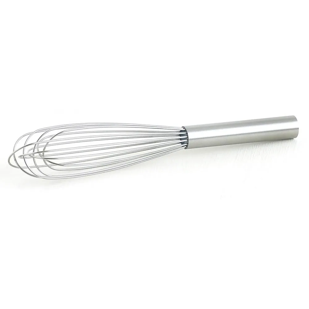 Best 8 inch stainless steel whisk with a smooth steel handle