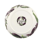 Emma Bridgewater Pasta Bowl - Vegetable Garden Aubergine & Flowers