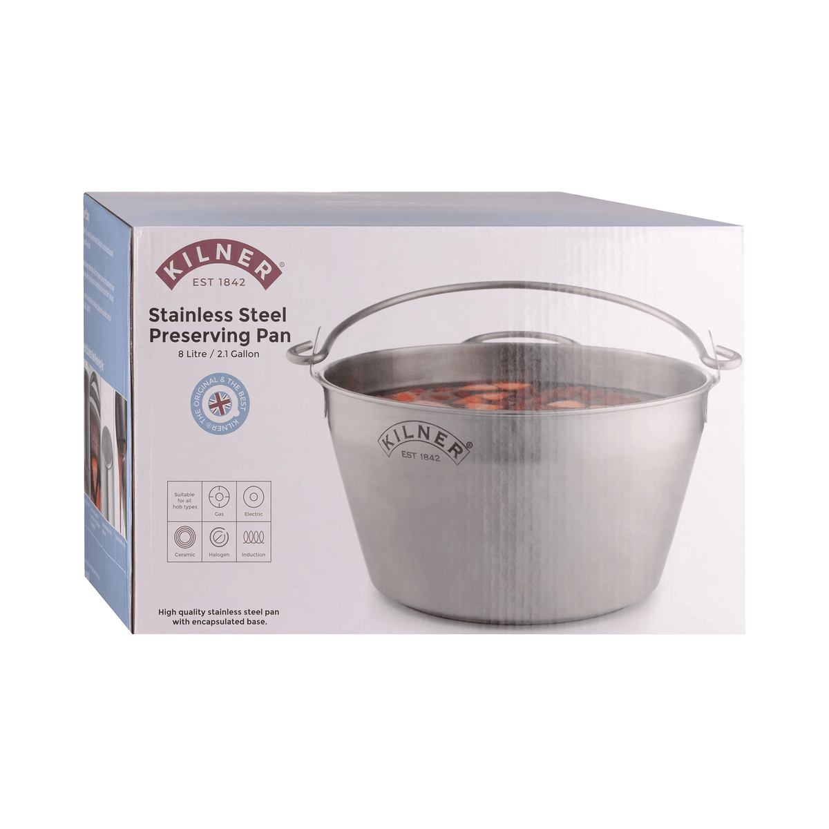 Kilner Stainless Steel Jam Pan - 8L