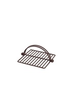 Broste napkin holder in brown metal, a small slatted rack