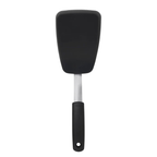 OXO Good Grips silicone everyday flexible turner, 29cm, with a black head and handle