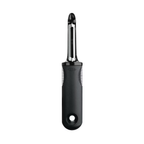OXO Good Grips swivel peeler with a black handle