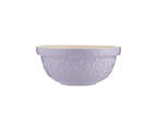 Mason Cash In The Meadow Tulip mixing bowl in lilac with an embossed wildflower design