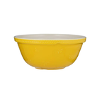 Mason Cash Sweet Bee mixing bowl in yellow with an embossed bee design and a cream interior