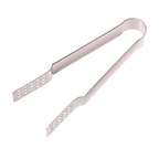 Teaology stainless steel flat tea bag squeezer with perforated tips