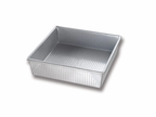 USA Pan square cake pan, 8x8 inch, in ridged aluminised steel