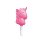 Zoku Unicorn ice pop mould in pink with a unicorn face design