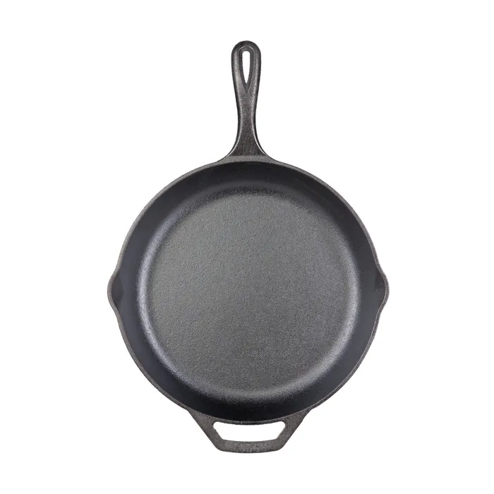 Lodge Chef Collection 30cm cast iron skillet in black with a helper handle