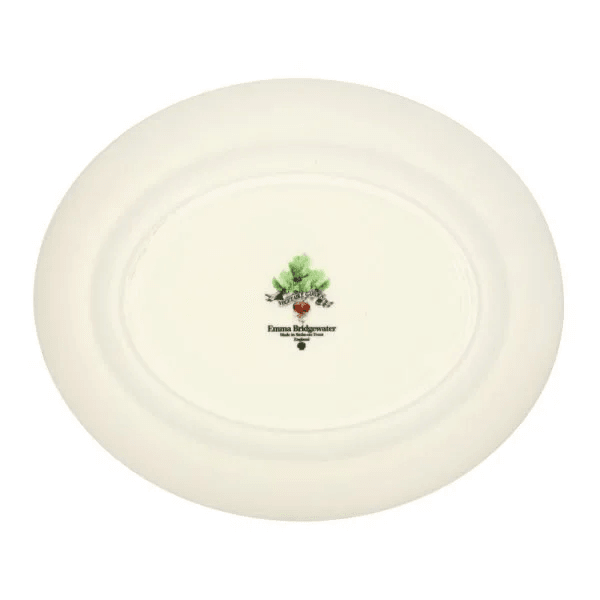 Emma Bridgewater Medium Oval Platter - Vegetable Garden Artichoke