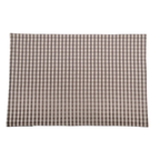 Raine & Humble gingham placemat in ash grey and white check