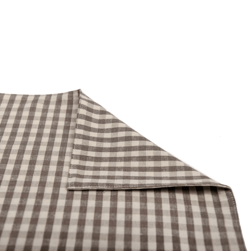 Raine & Humble Gingham Placemat - Ash Set 4