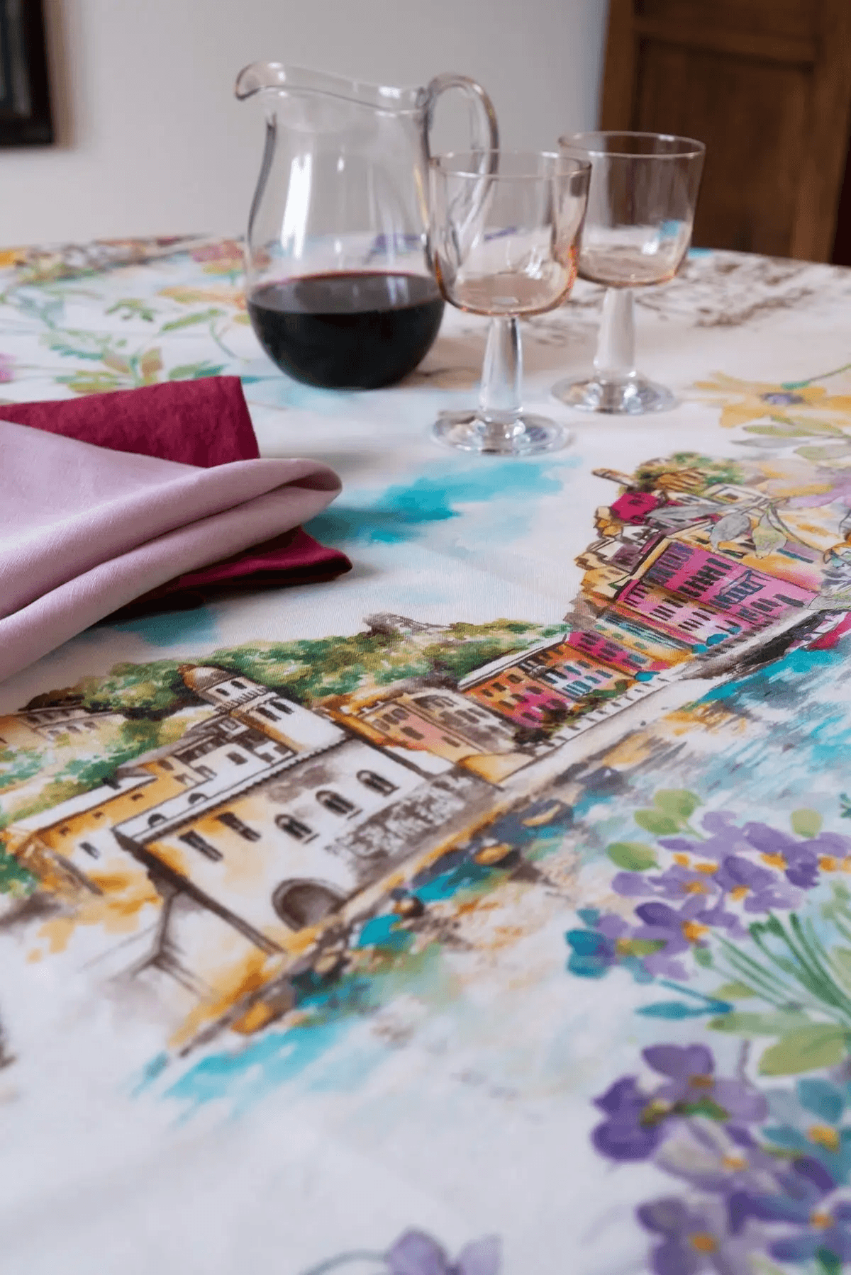 Telene Borghi (Village) Linen Tablecloth