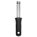 OXO Good Grips apple corer with a stainless steel tube and a black handle