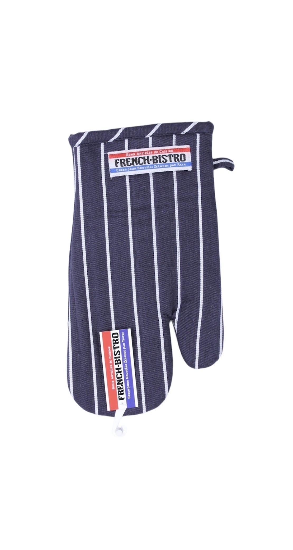 HotHouse French Bistro oven glove in navy stripe