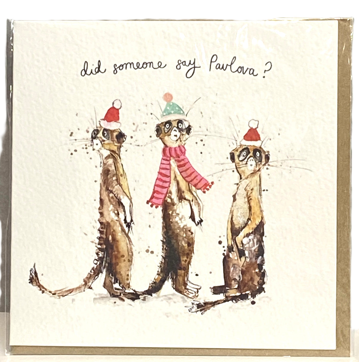 Christmas Card - did someone say Pavlova?