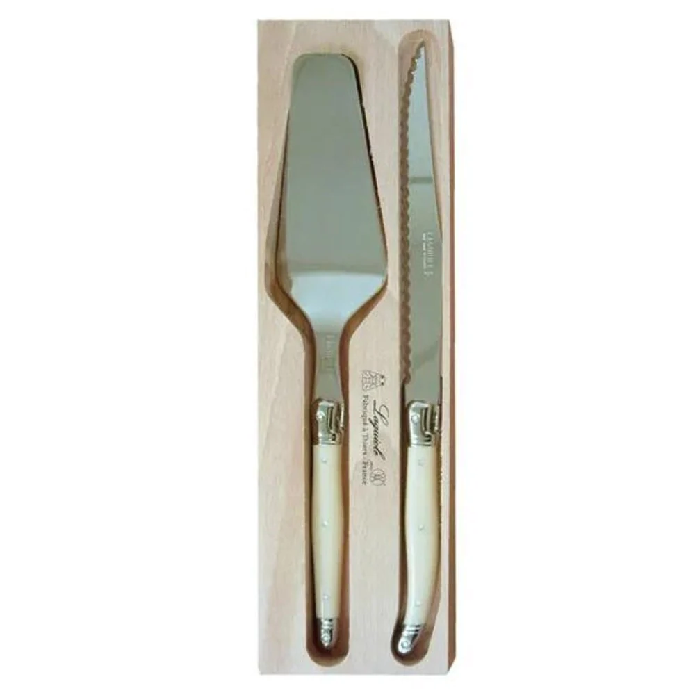 Andre Verdier Laguiole Cake Server Set