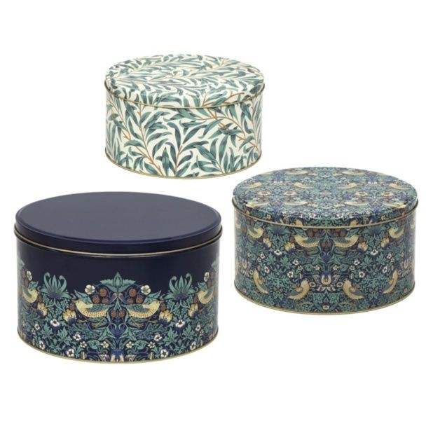 Arts & Crafts Round Tins - Strawberry Thief